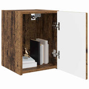 TV vægskab 2 pcs Gammelt træ 30 x 31 x 40 cm Konstrueret træ