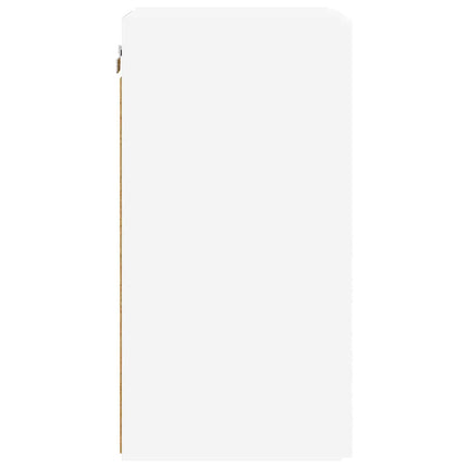 TV vægskab 30 x 31 x 60 cm Hvid Konstrueret træ