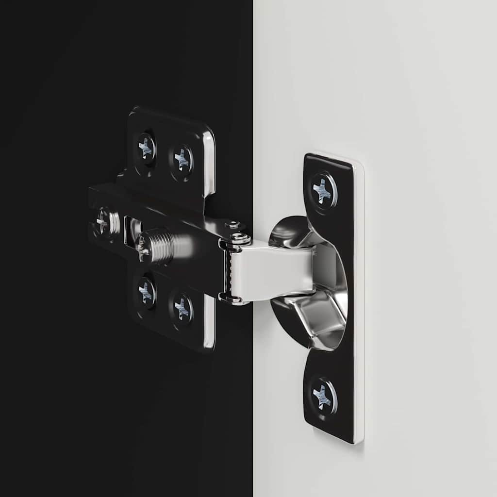 TV vægskab Vægmonteret Sort 30 x 31 x 60 cm Konstrueret træ