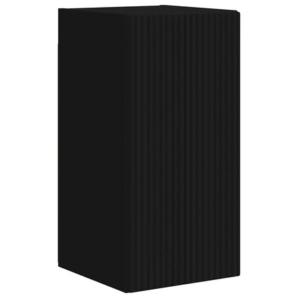 TV vægskab 30 x 31 x 60 cm Sort Konstrueret træ