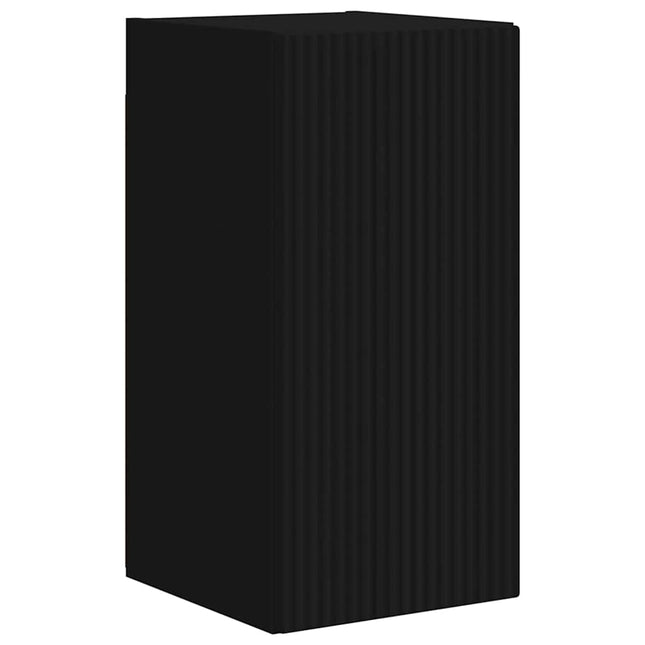 TV vægskab 30 x 31 x 60 cm Sort Konstrueret træ