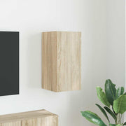 TV vægskab Vægmonteret Sonoma 30 x 31 x 60 cm Konstrueret træ