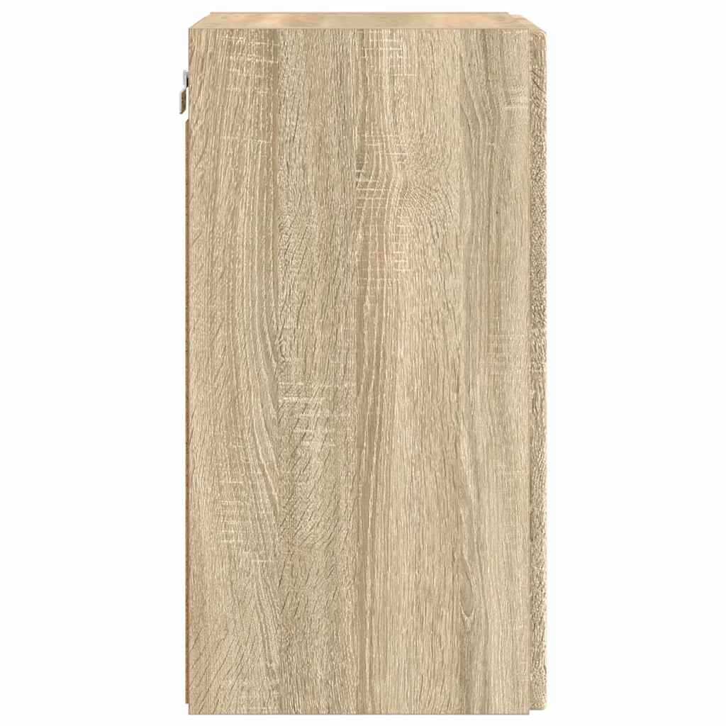 TV vægskab 2 pcs Sonoma 30 x 31 x 60 cm Konstrueret træ