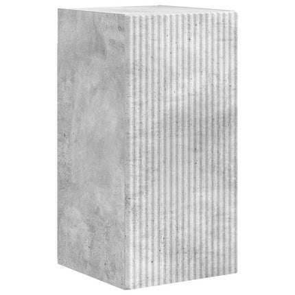 TV vægskab Vægmonteret Beton 30 x 31 x 60 cm Konstrueret træ