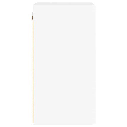 TV vægskab 30 x 31 x 60 cm Gloss Hvid Konstrueret træ