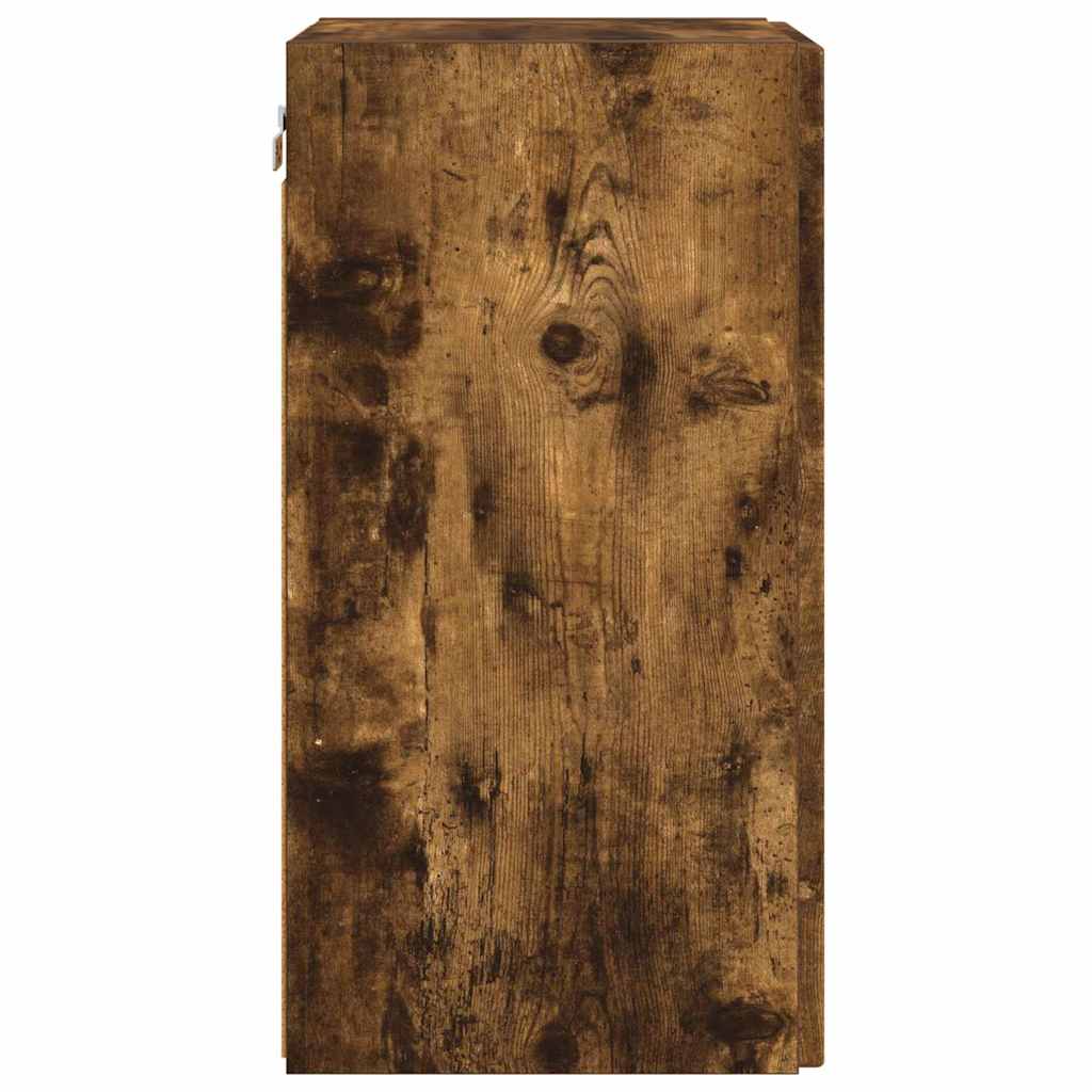 TV vægskab Vægmonteret Røget eg 30 x 31 x 60 cm Konstrueret træ