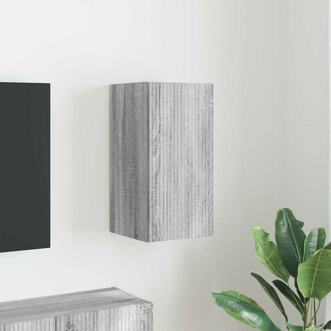TV vægskab 30 x 31 x 60 cm Grå Sonoma Konstrueret træ
