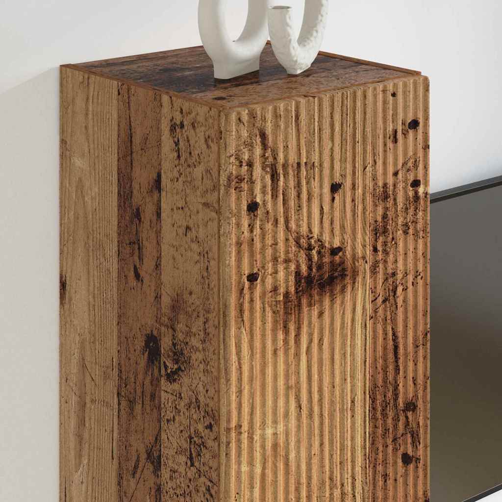 TV vægskab Gammelt træ 30 x 31 x 60 cm Konstrueret træ