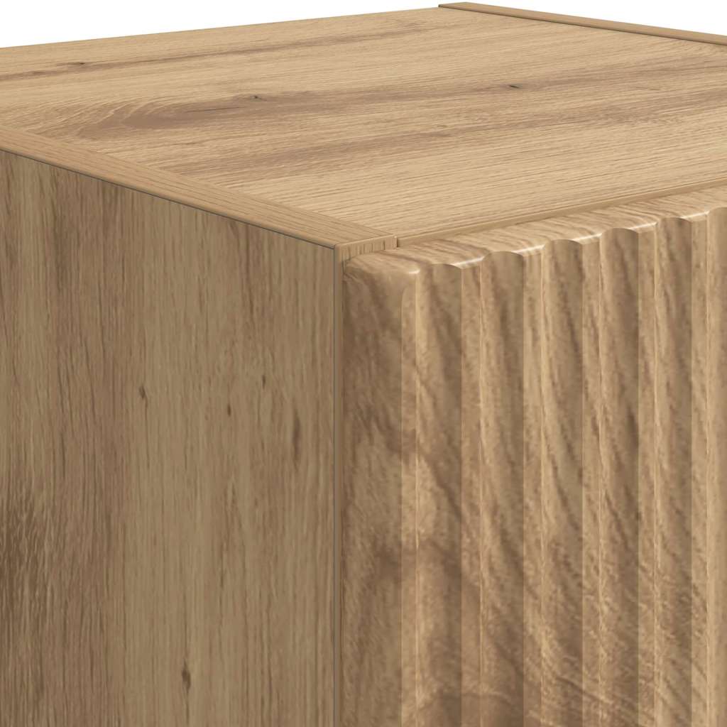 TV vægskab 2 pcs Artisan eg 30 x 31 x 60 cm Konstrueret træ