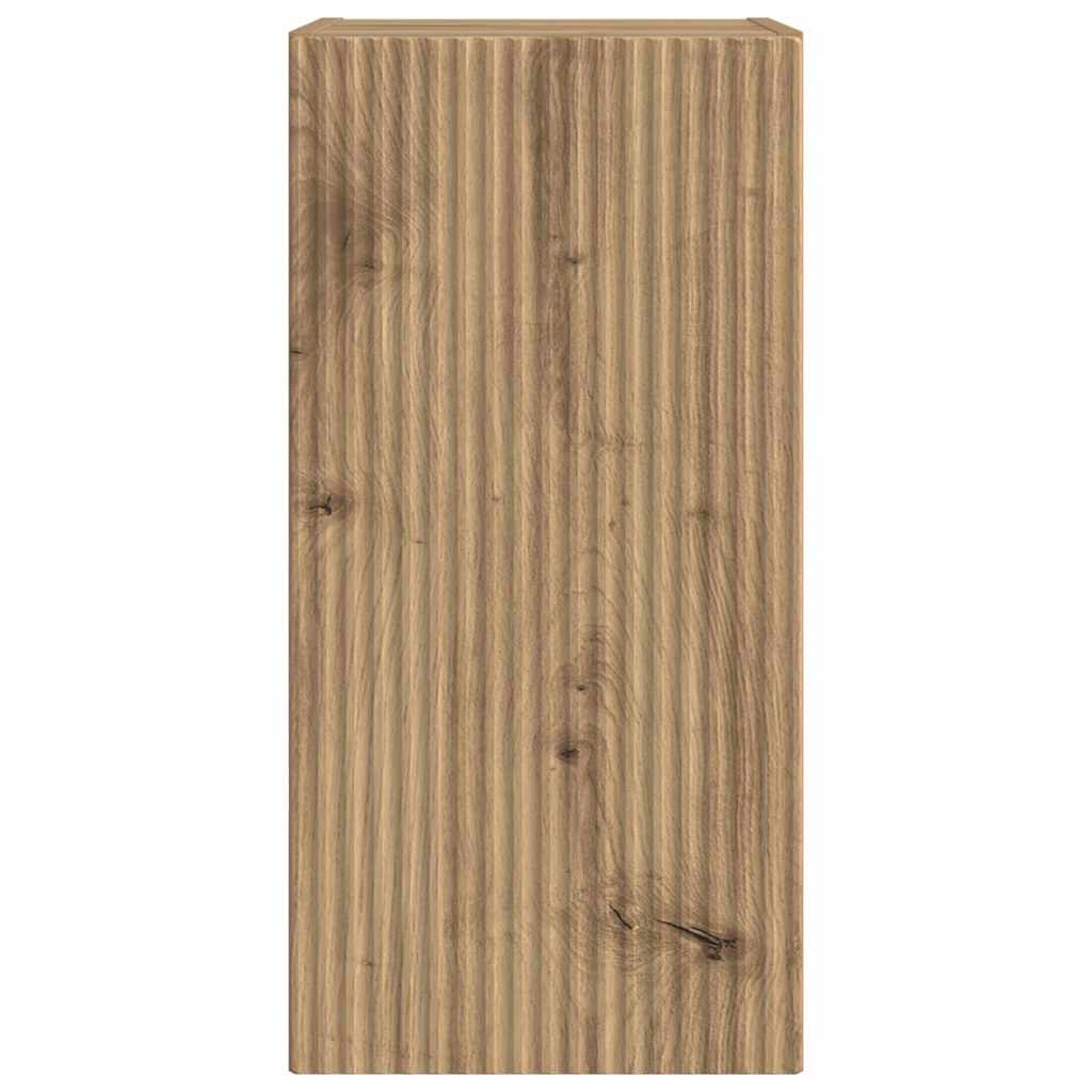 TV vægskab 2 pcs Artisan eg 30 x 31 x 60 cm Konstrueret træ