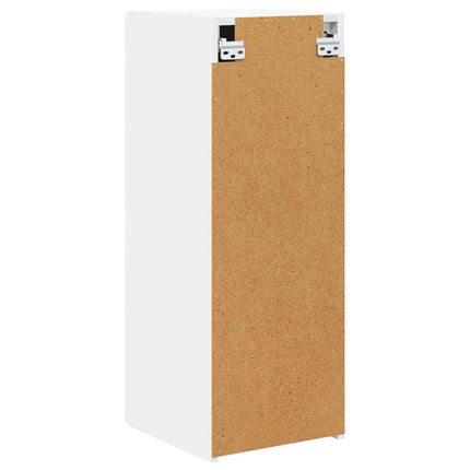 TV vægskab 30 x 31 x 80 cm Hvid Konstrueret træ