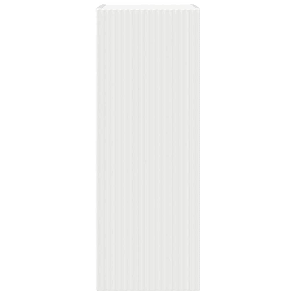 TV vægskab 2 pcs Hvid 30 x 31 x 80 cm Konstrueret træ