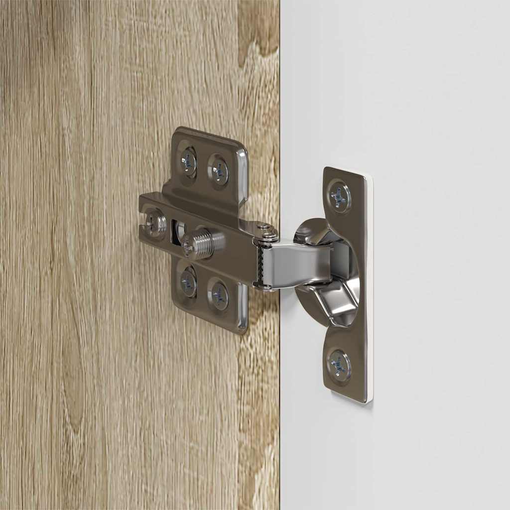 TV vægskab 2 pcs Sonoma 30 x 31 x 80 cm Konstrueret træ