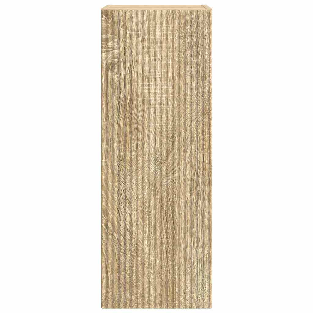 TV vægskab 2 pcs Sonoma 30 x 31 x 80 cm Konstrueret træ