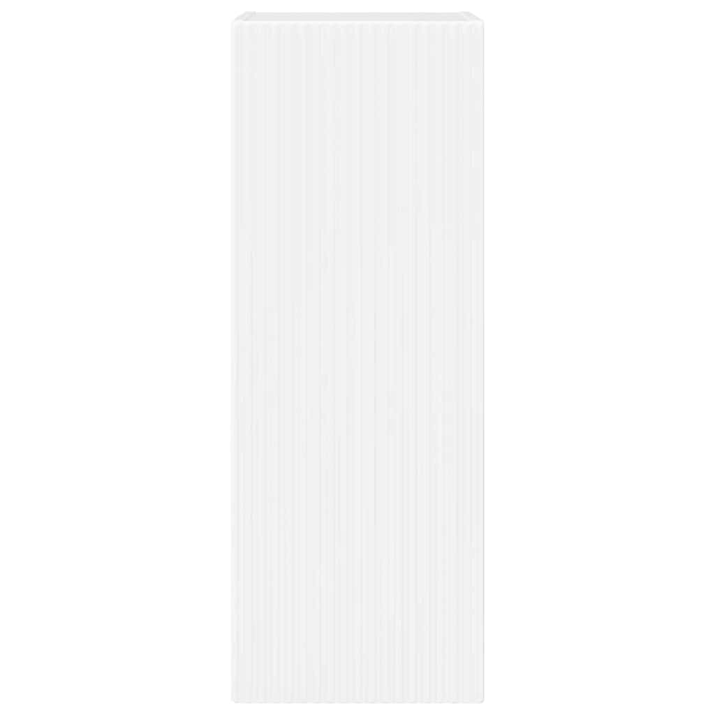 TV vægskab 2 pcs Gloss Hvid 30 x 31 x 80 cm Konstrueret træ