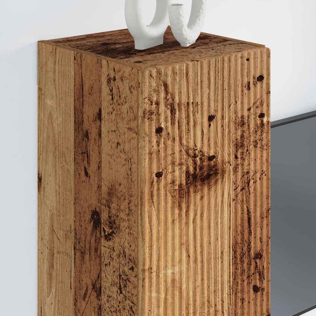 TV vægskab Gammelt træ 30 x 31 x 80 cm Konstrueret træ