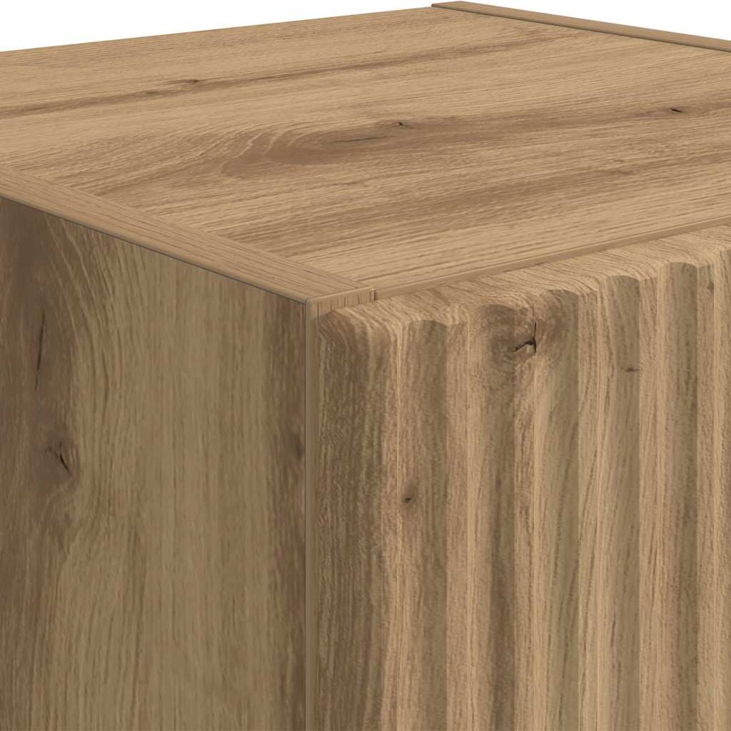 TV vægskab Artisan eg 30 x 31 x 80 cm Konstrueret træ