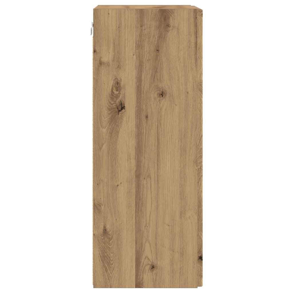 TV vægskab Artisan eg 30 x 31 x 80 cm Konstrueret træ