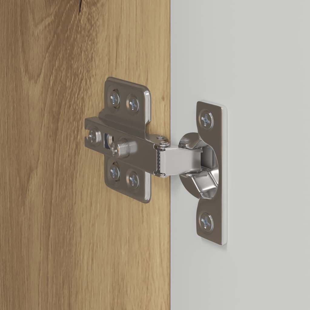 TV vægskab 2 pcs Artisan eg 30 x 31 x 80 cm Konstrueret træ