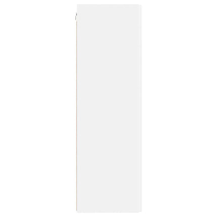 TV vægskab 30 x 31 x 100 cm Hvid Konstrueret træ