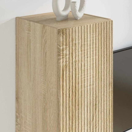 TV vægskab Vægmonteret Sonoma 30 x 31 x 100 cm Konstrueret træ