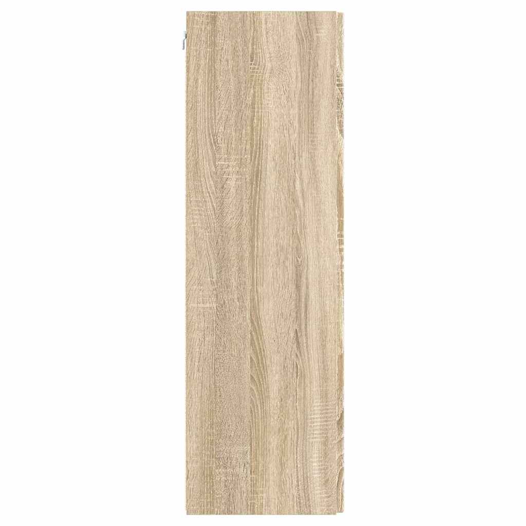 TV vægskab 2 pcs Sonoma 30 x 31 x 100 cm Konstrueret træ