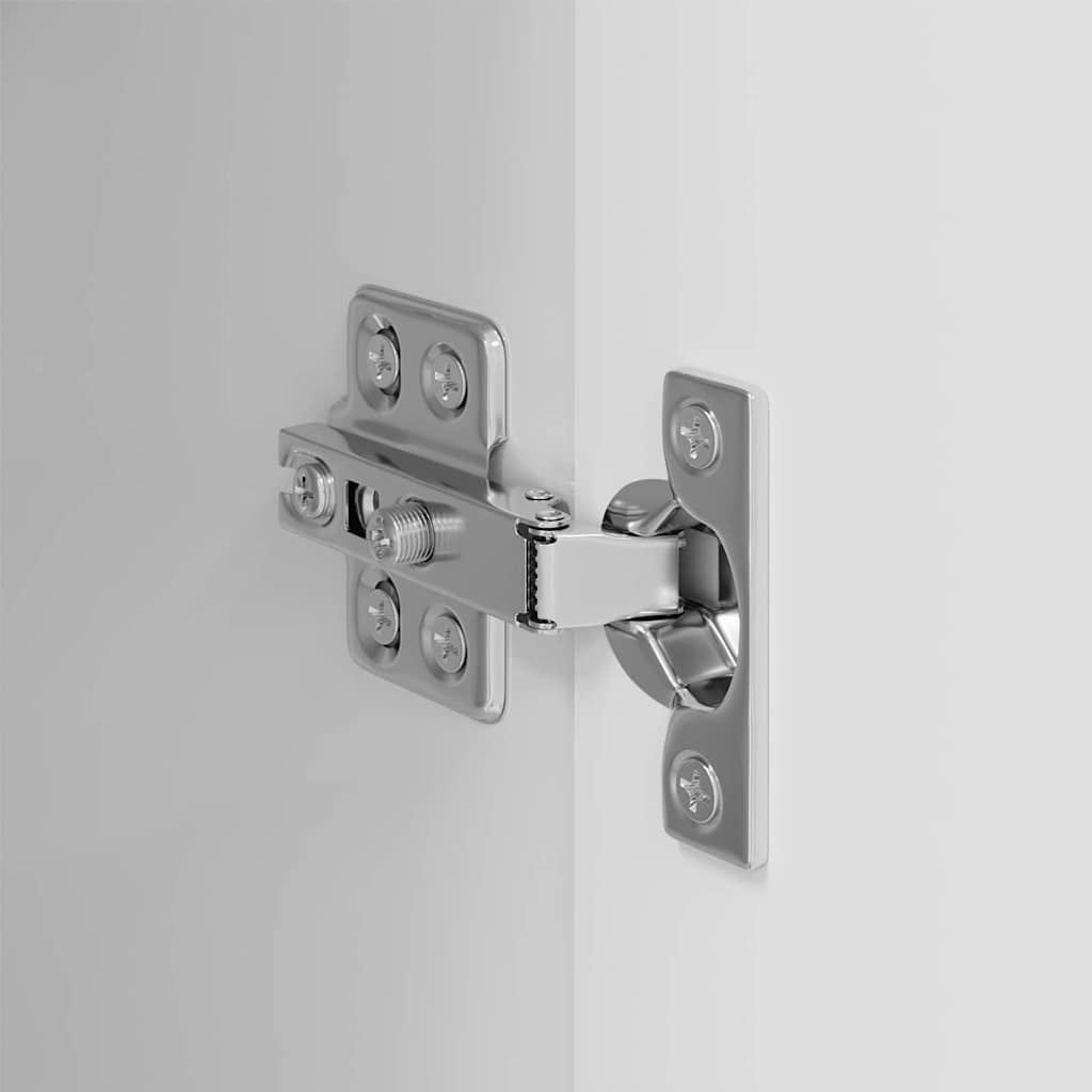 TV vægskab Gloss Hvid 30 x 31 x 100 cm Konstrueret træ