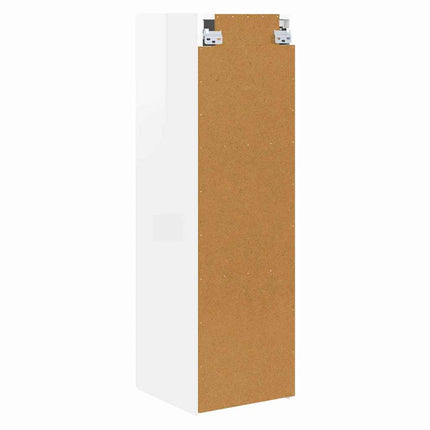 TV vægskab 30 x 31 x 100 cm Gloss Hvid Konstrueret træ