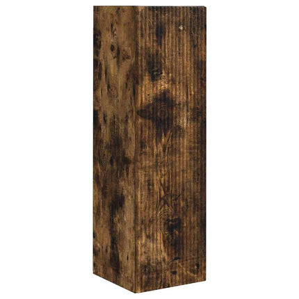 TV vægskab 2 pcs Røget eg 30 x 31 x 100 cm Konstrueret træ