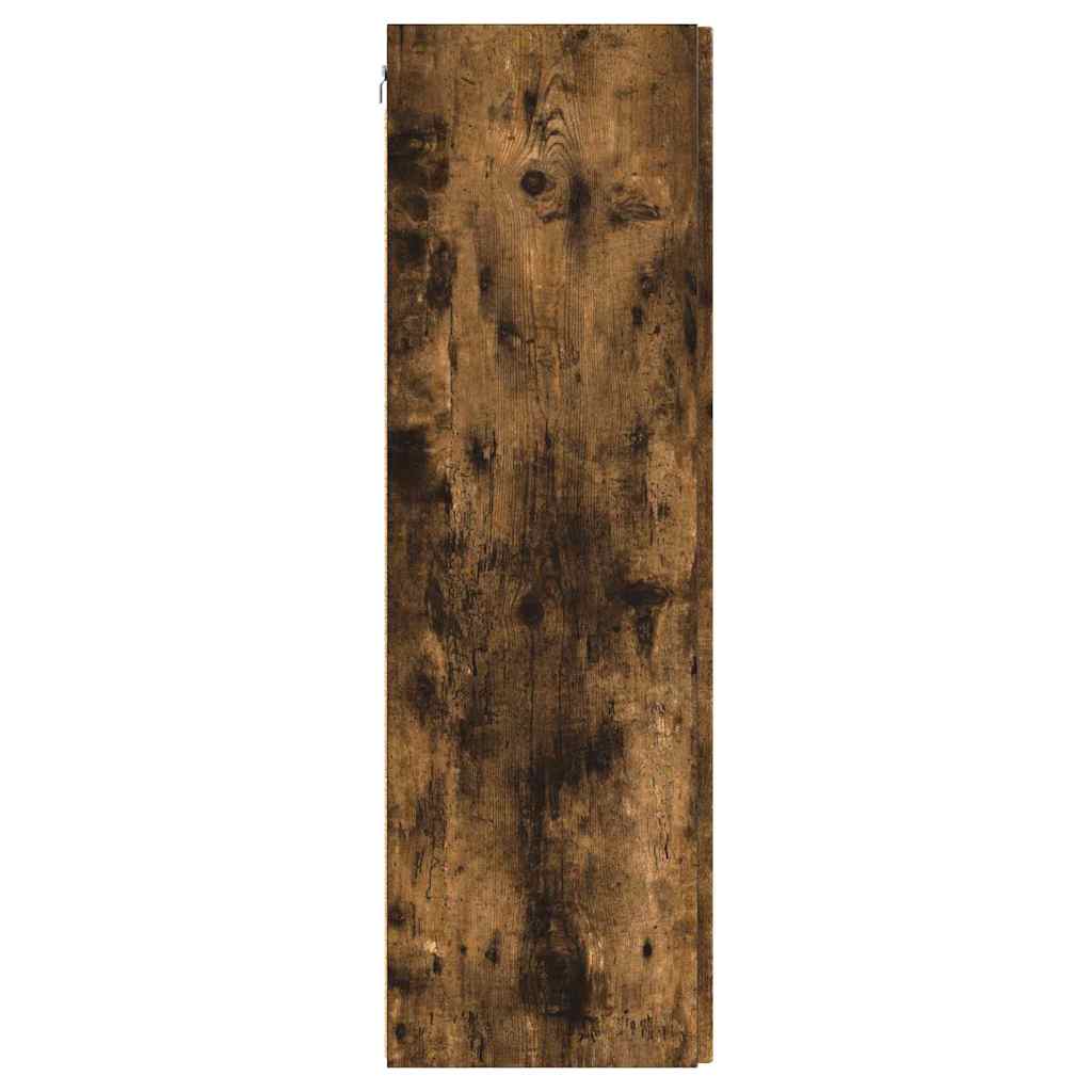 TV vægskab 2 pcs Røget eg 30 x 31 x 100 cm Konstrueret træ