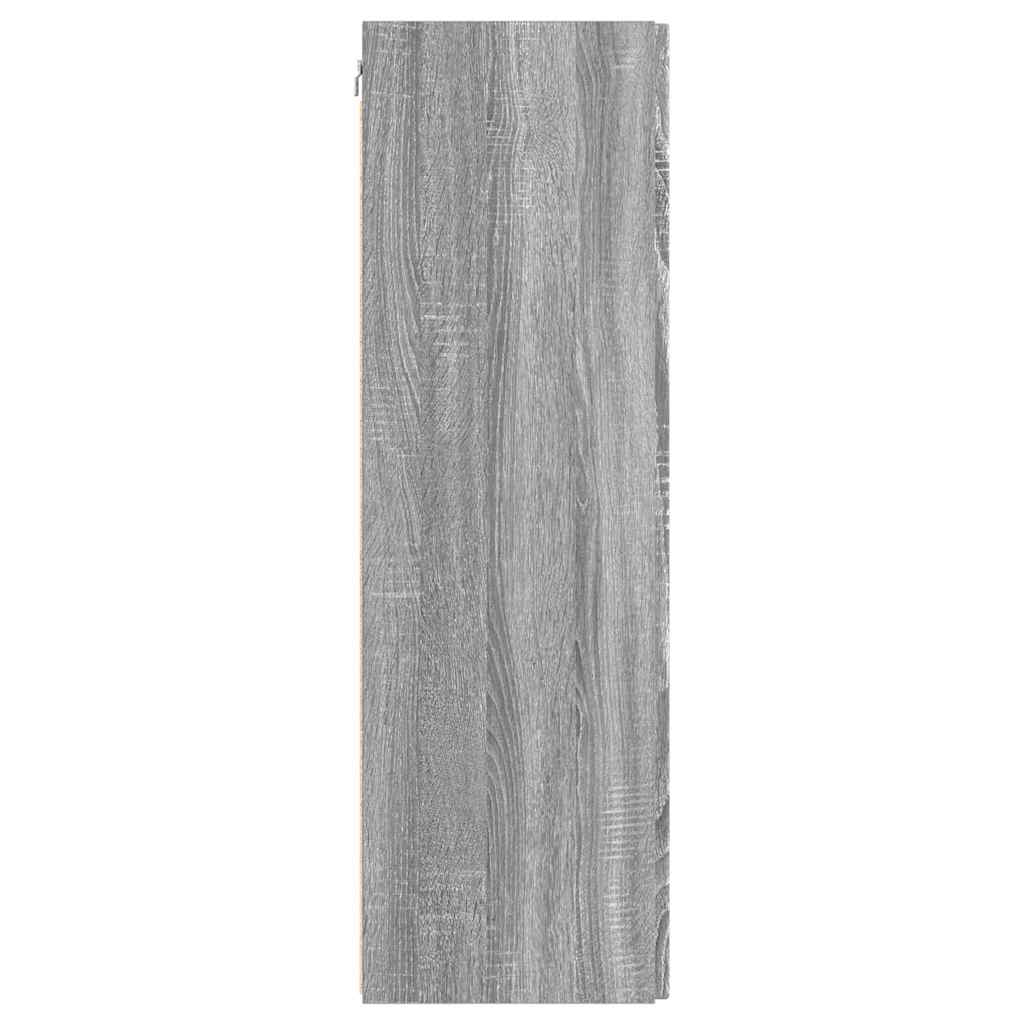 TV vægskab Grå Sonoma 30 x 31 x 100 cm Konstrueret træ