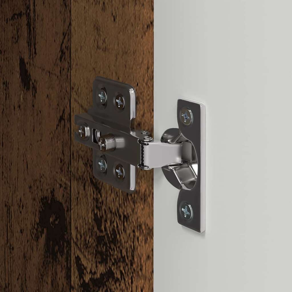 TV vægskab 2 pcs Gammelt træ 30 x 31 x 100 cm Konstrueret træ