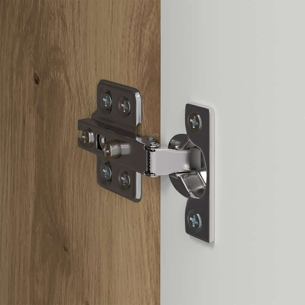 TV vægskab 2 pcs Artisan eg 30 x 31 x 100 cm Konstrueret træ