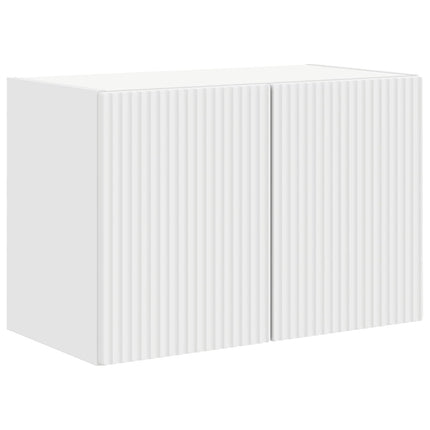 TV vægskab Vægmonteret Hvid 59,5 x 31 x 40 cm Konstrueret træ