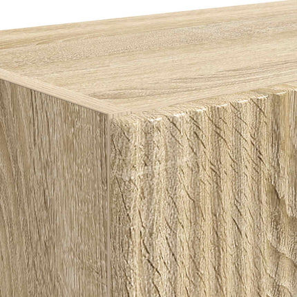 TV vægskab 2 pcs Sonoma eg 59,5 x 31 x 40 cm Konstrueret træ