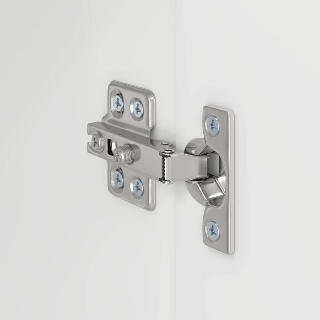 TV vægskab Vægmonteret 2 pcs Høj gloss hvid 59,5 x 31 x 40 cm