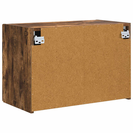 TV vægskab 59,5 x 31 x 40 cm Røget eg Konstrueret træ