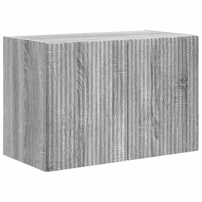 TV vægskab 59,5 x 31 x 40 cm Grå Sonoma Konstrueret træ