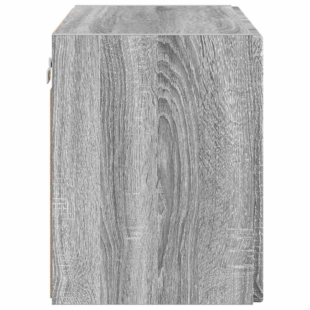 TV vægskab Grå Sonoma 59,5 x 31 x 40 cm Konstrueret træ