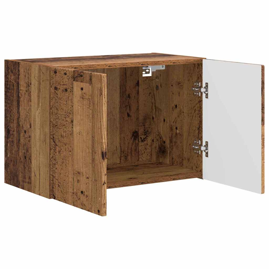 TV vægskab Gammelt træ 59,5 x 31 x 40 cm Konstrueret træ