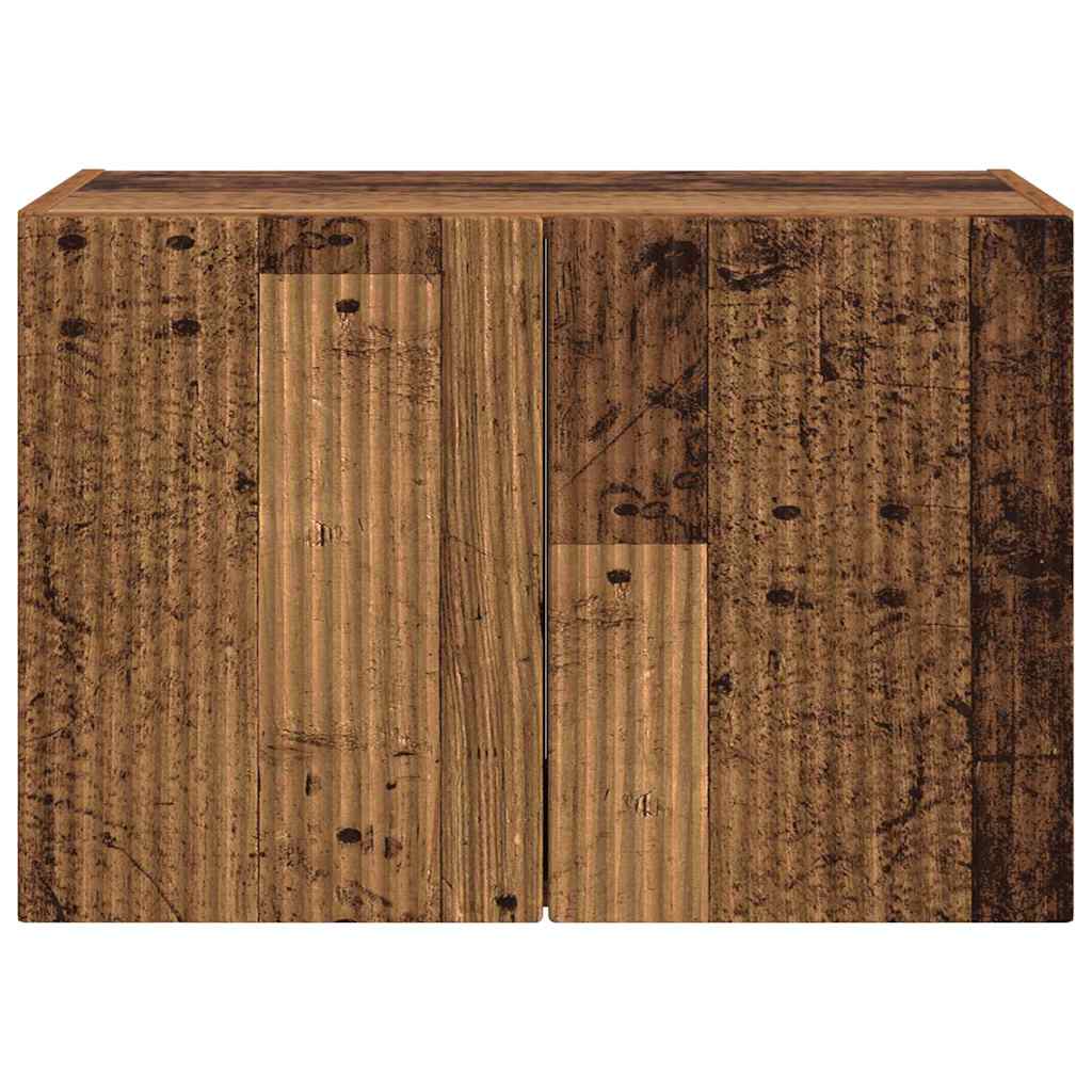 TV vægskab Gammelt træ 59,5 x 31 x 40 cm Konstrueret træ