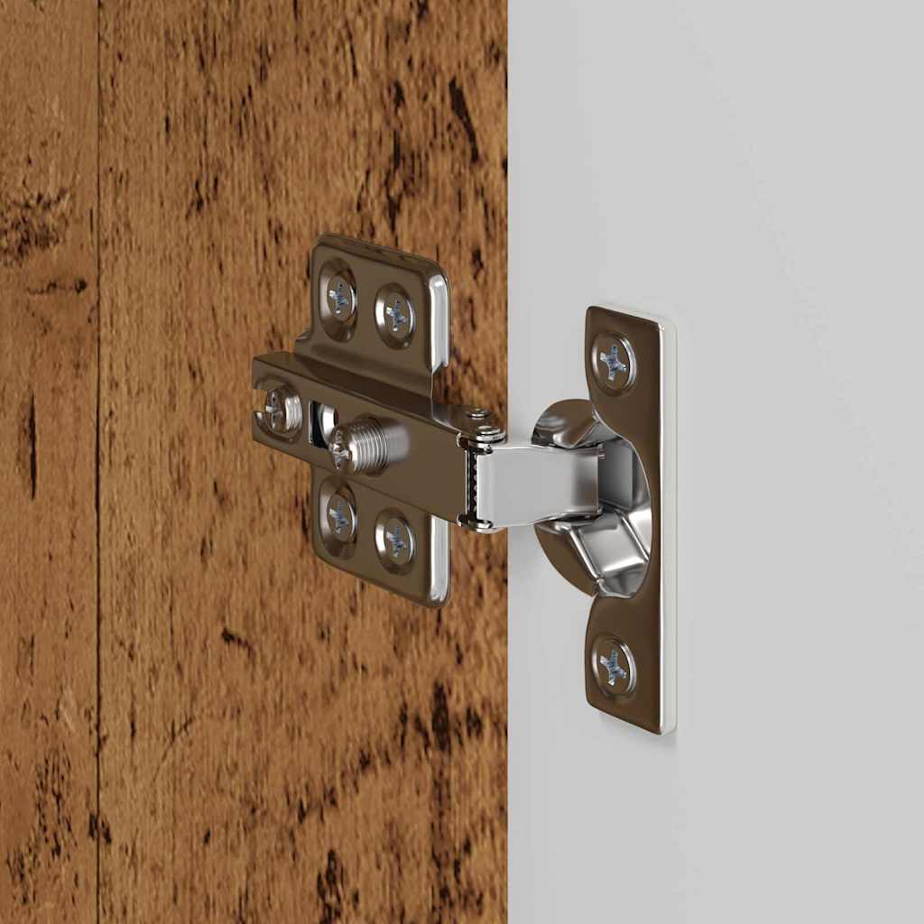 TV vægskab 2 pcs Gammelt træ 59,5 x 31 x 40 cm Konstrueret træ