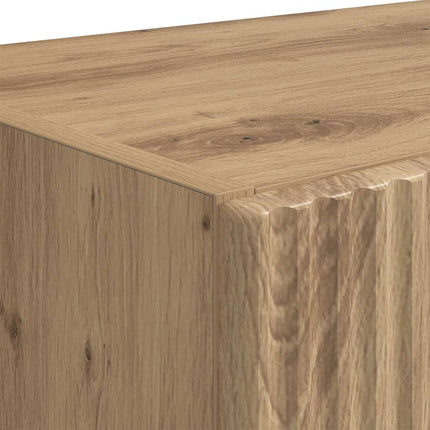 TV vægskab 59,5 x 31 x 60 cm Hvid Konstrueret træ