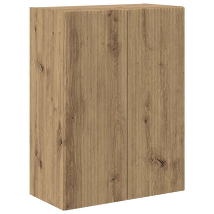 TV vægskab 59,5 x 31 x 60 cm Hvid Konstrueret træ