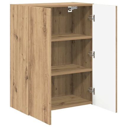 TV vægskab 59,5 x 31 x 60 cm Hvid Konstrueret træ