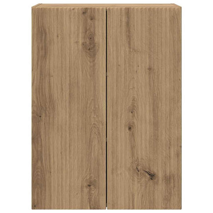 TV vægskab 59,5 x 31 x 60 cm Hvid Konstrueret træ