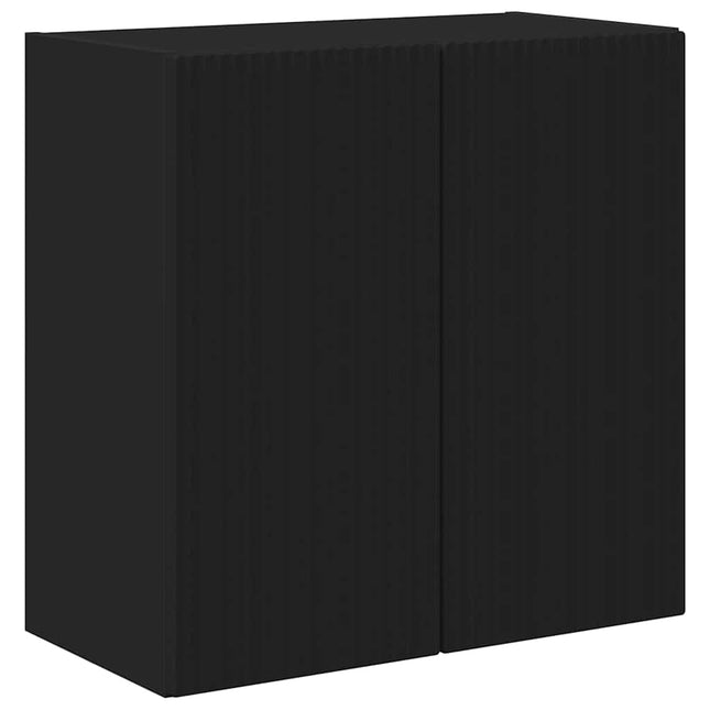 TV vægskab 59,5 x 31 x 60 cm Sort Konstrueret træ