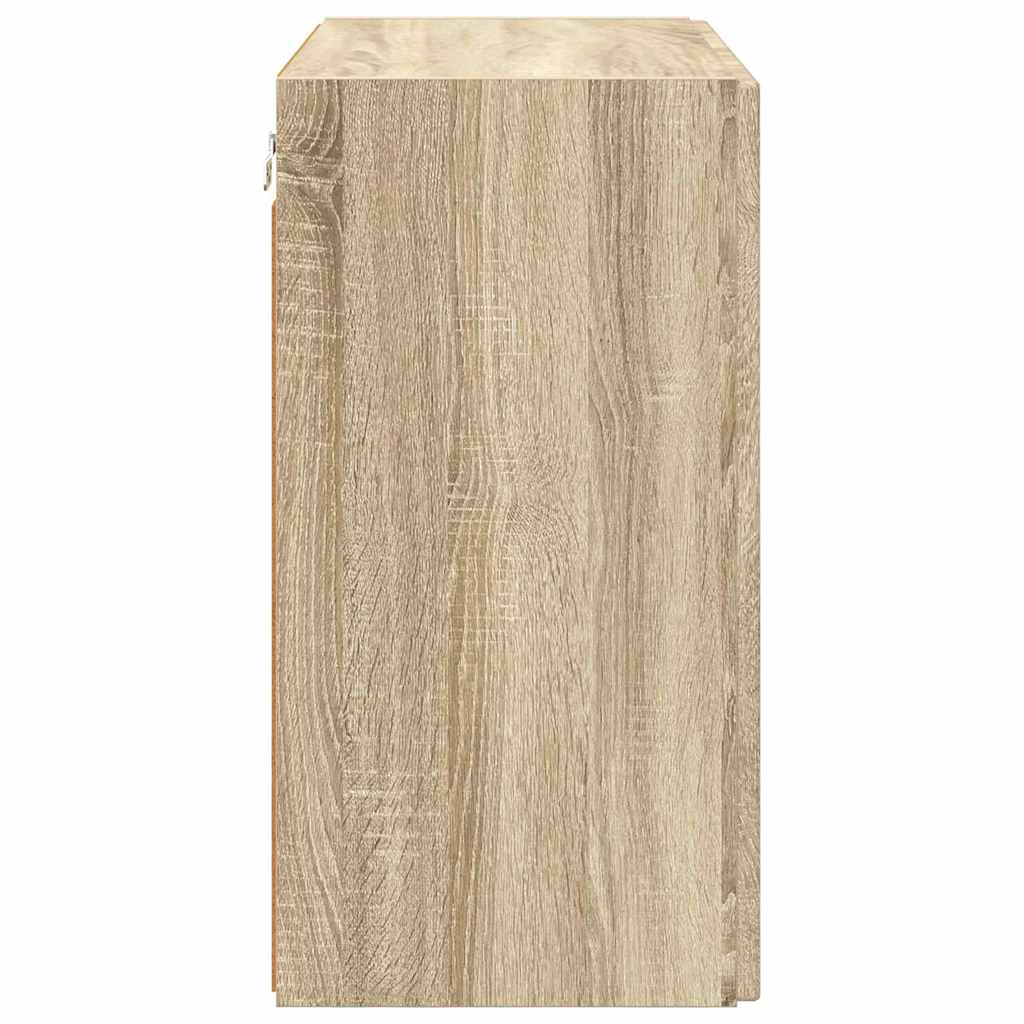 TV vægskab Sonoma eg 59,5 x 31 x 60 cm Konstrueret træ