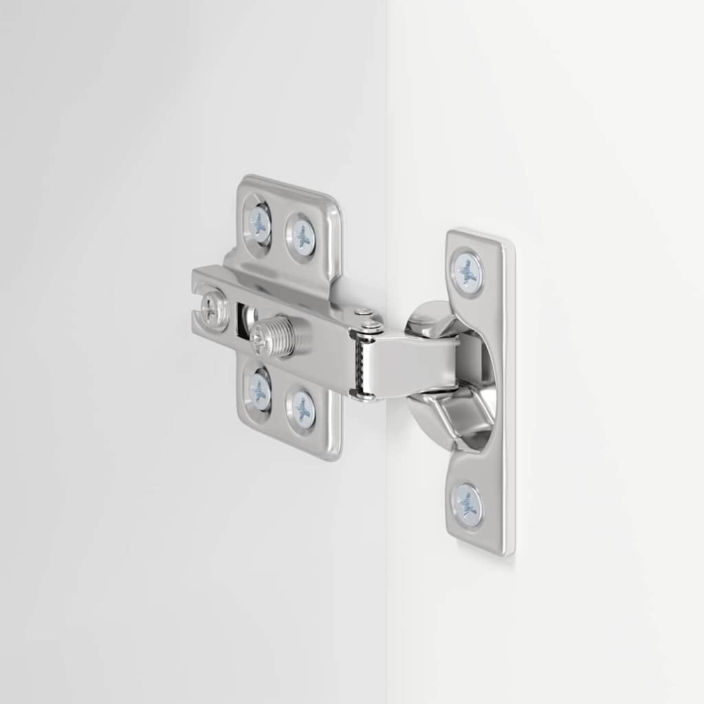 TV vægskab Høj gloss hvid 59,5 x 31 x 60 cm Konstrueret træ