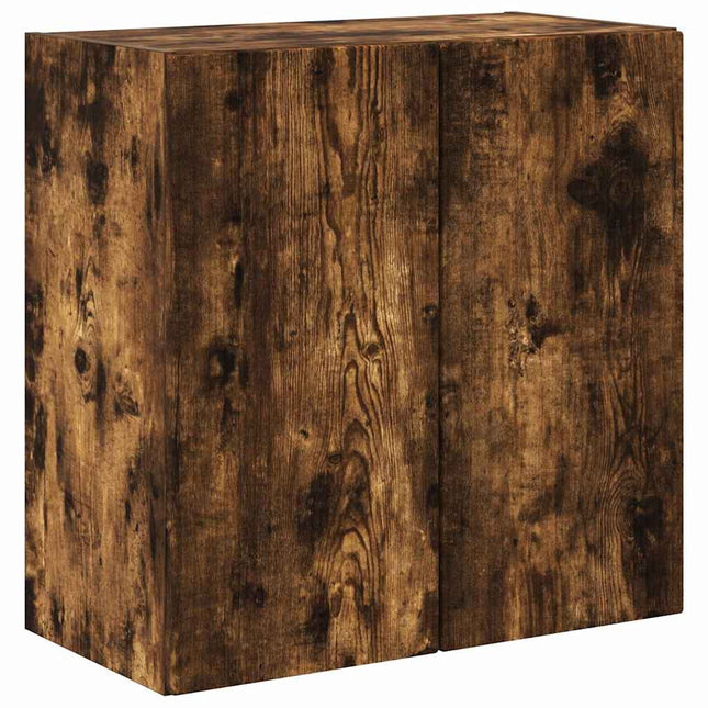 TV vægskab 59,5 x 31 x 60 cm Røget eg Konstrueret træ